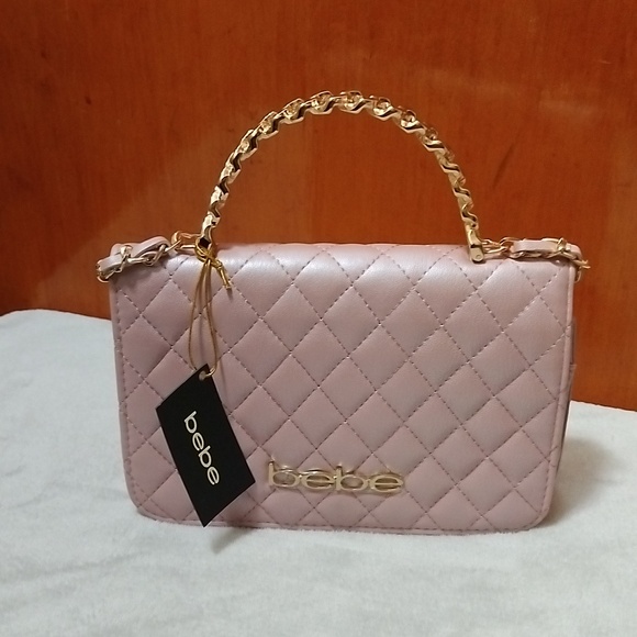 Bebe Pink Quilted Bag - Picture 4 of 7